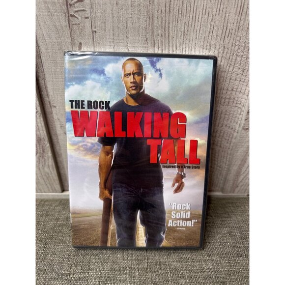 Walking Tall DVD Featuring The Rock Action Packed True Story Drama - Picture 1 of 2